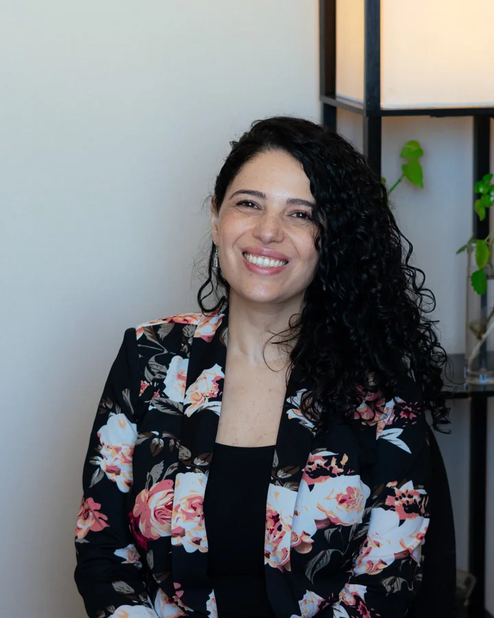 Catalina Alamo Palma, psicóloga clínica, en su consulta